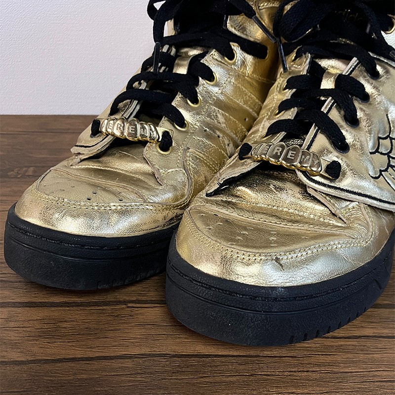 Adidas Jeremy Scott JS Wings Metallic Gold 2008 G04653 Size 8.5 RARE