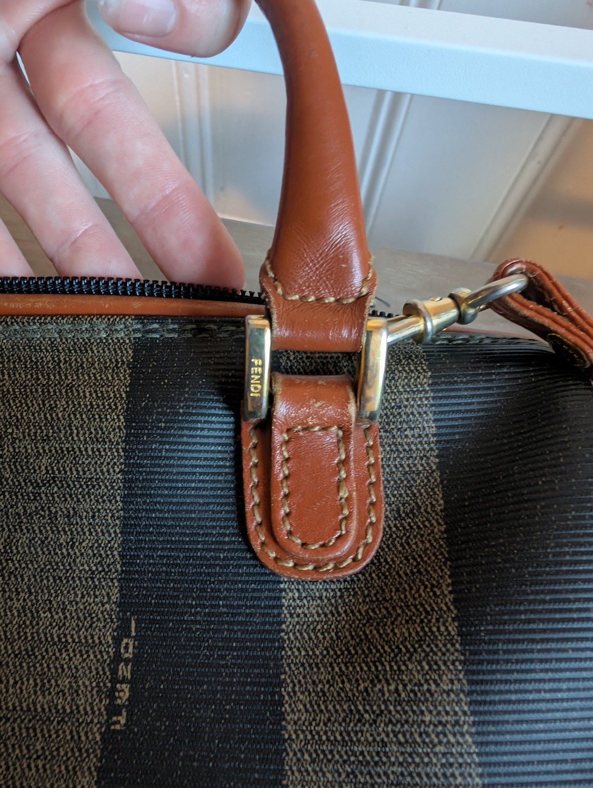 Vintage Fendi Nano Boston/Speedy Bag