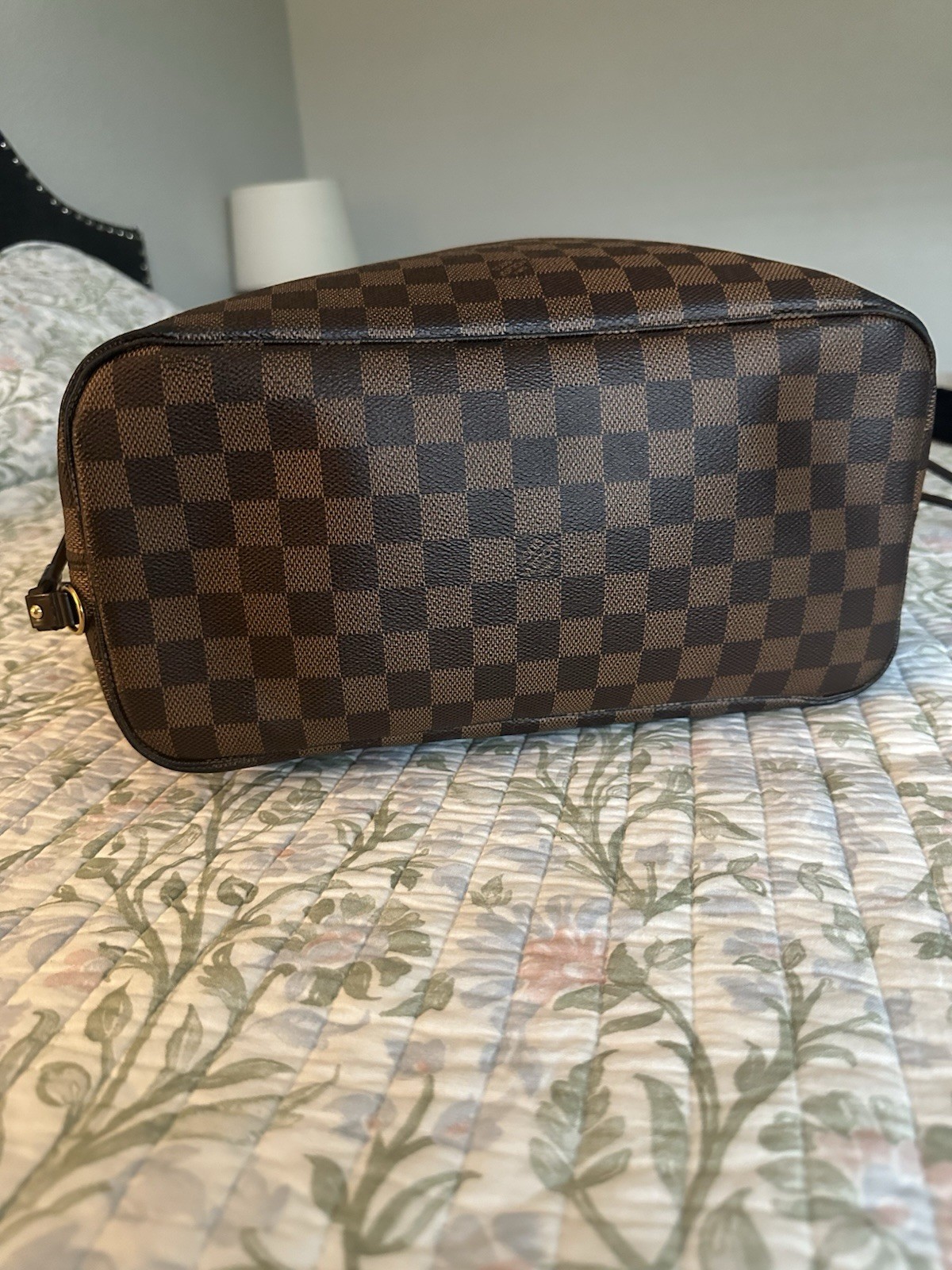 Authentic Louis Vuitton Neverfull Mm Damier Ebene Tote Shoulder Bag Beautiful!
