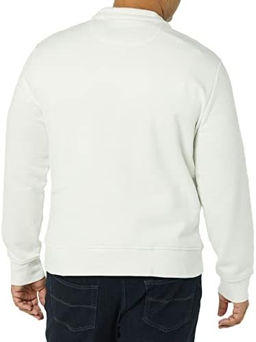 Men’s Quarter-Zip Fleece Pullover Long Sleeve Comfortable Casual Sweatshirt