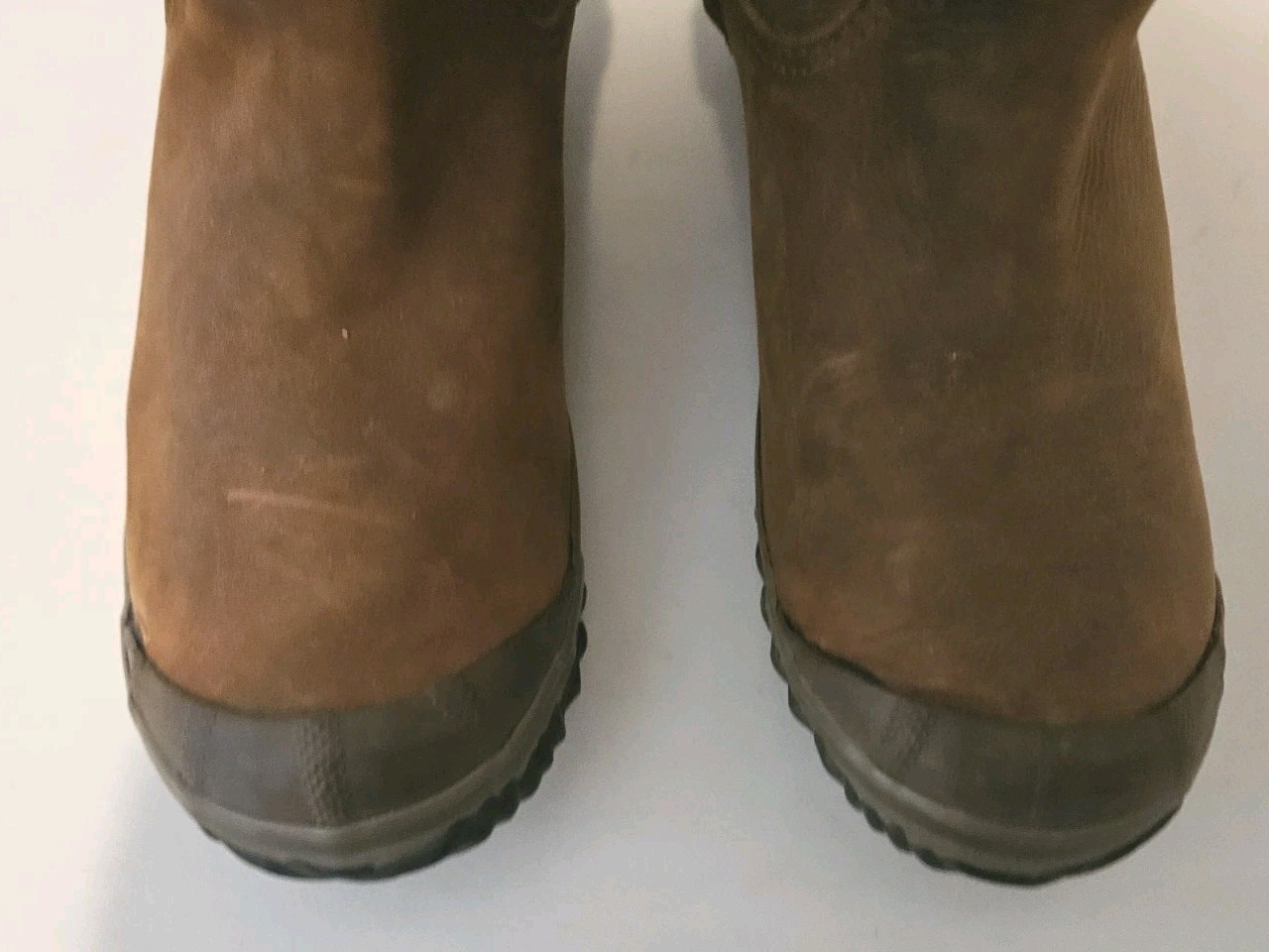 Sorel Slimboot Oiled Leather Suede Tall Riding Boots Sz 7.5 *read