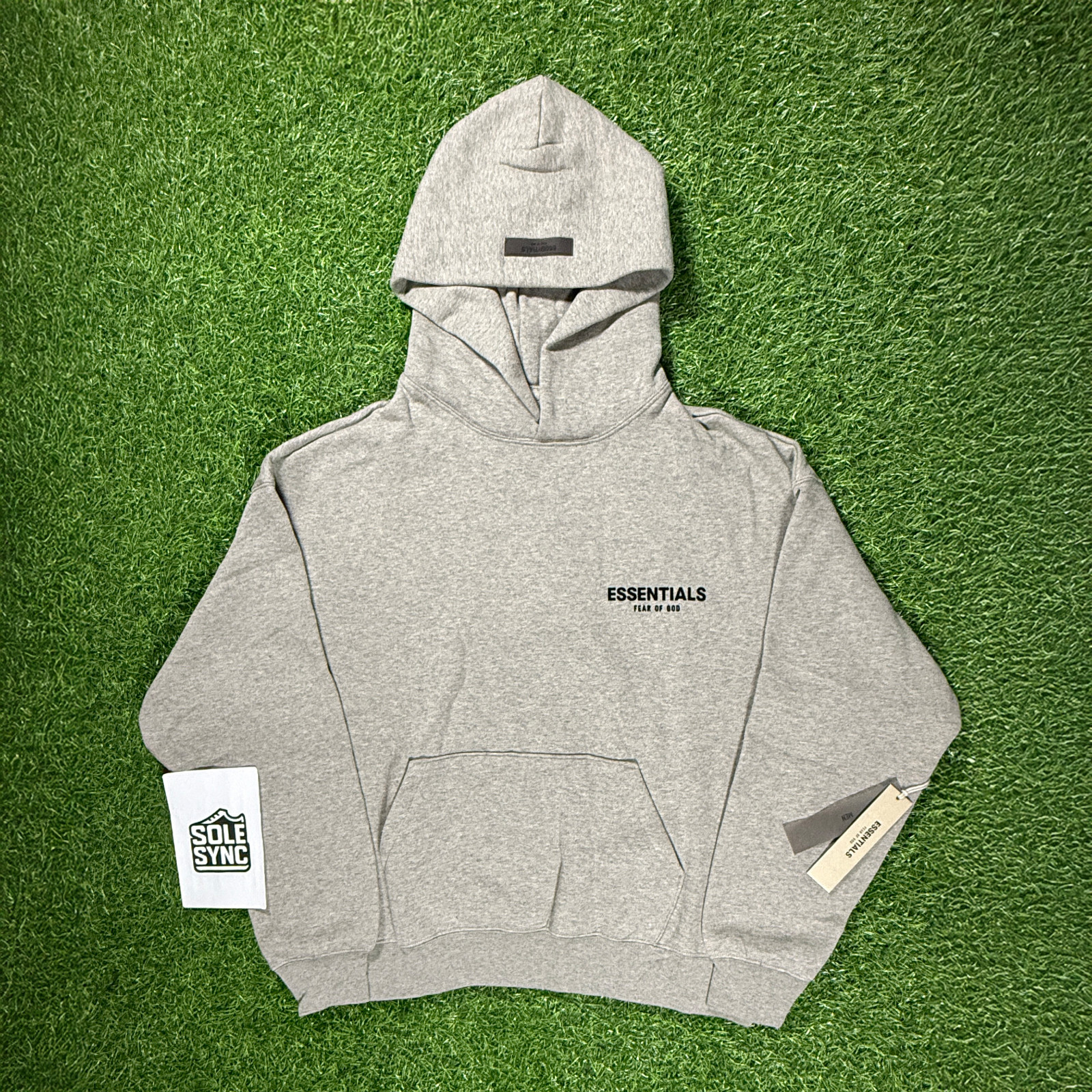 Fear of God Essentials Hoodie SS22 Dark Oatmeal Gray – 100% Authentic (XXS-XXL)