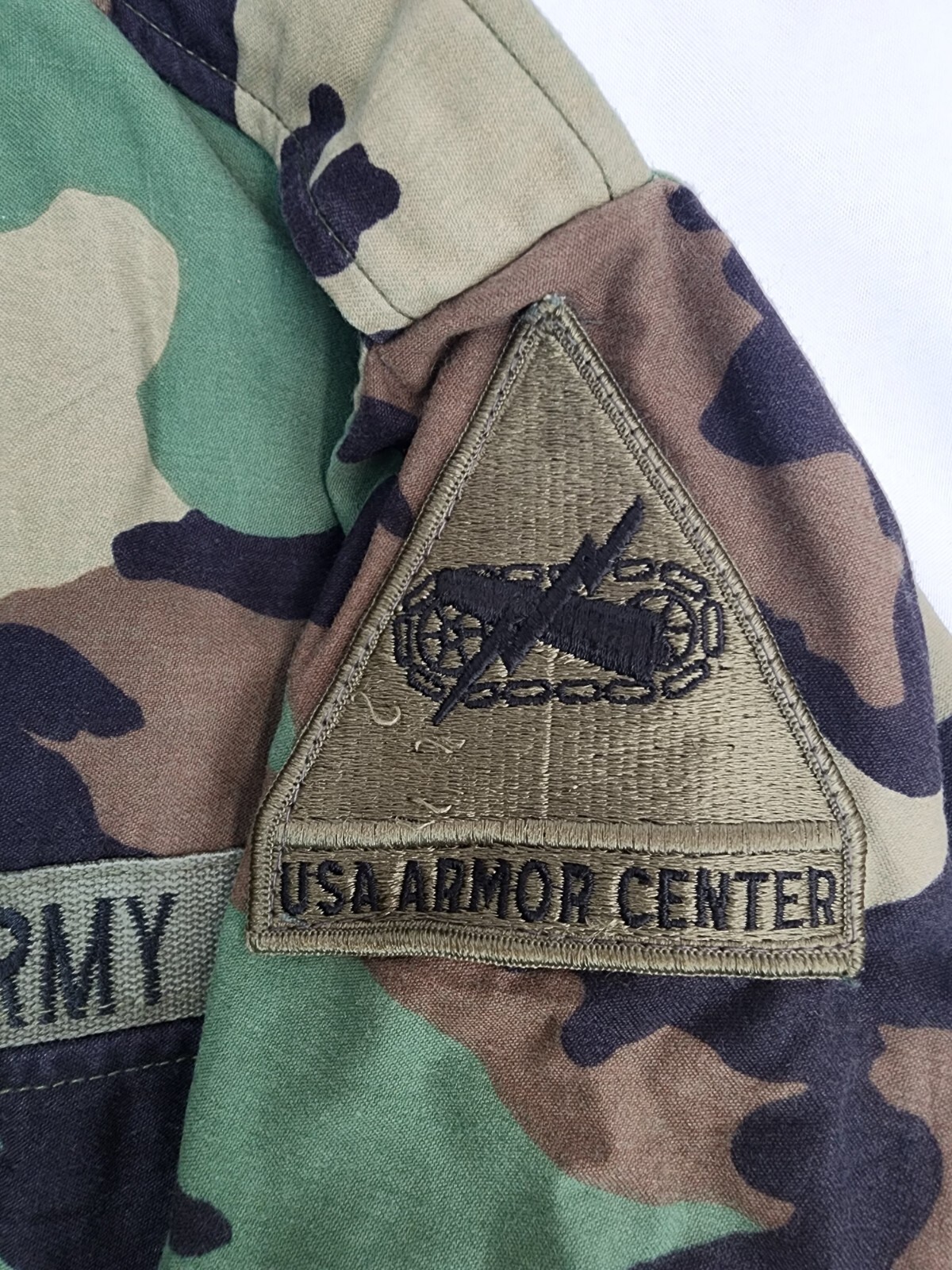 Used US GI Woodland Camo M-65 Field Jacket *mocinc.1982*