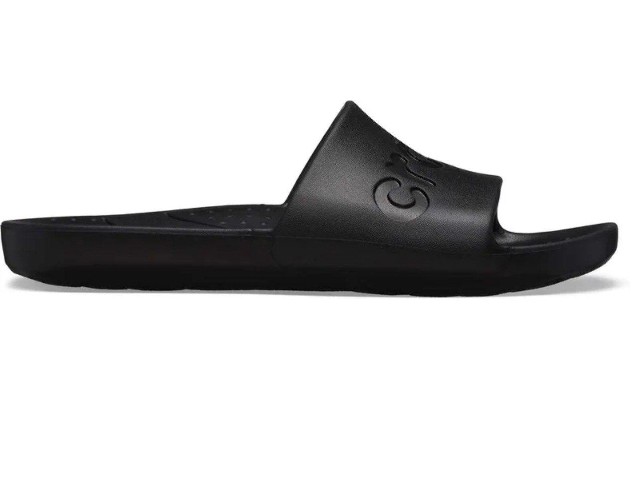 Crocs Slip on Slide Unisex Men 8 / Women 10 – Black( 210088-001)