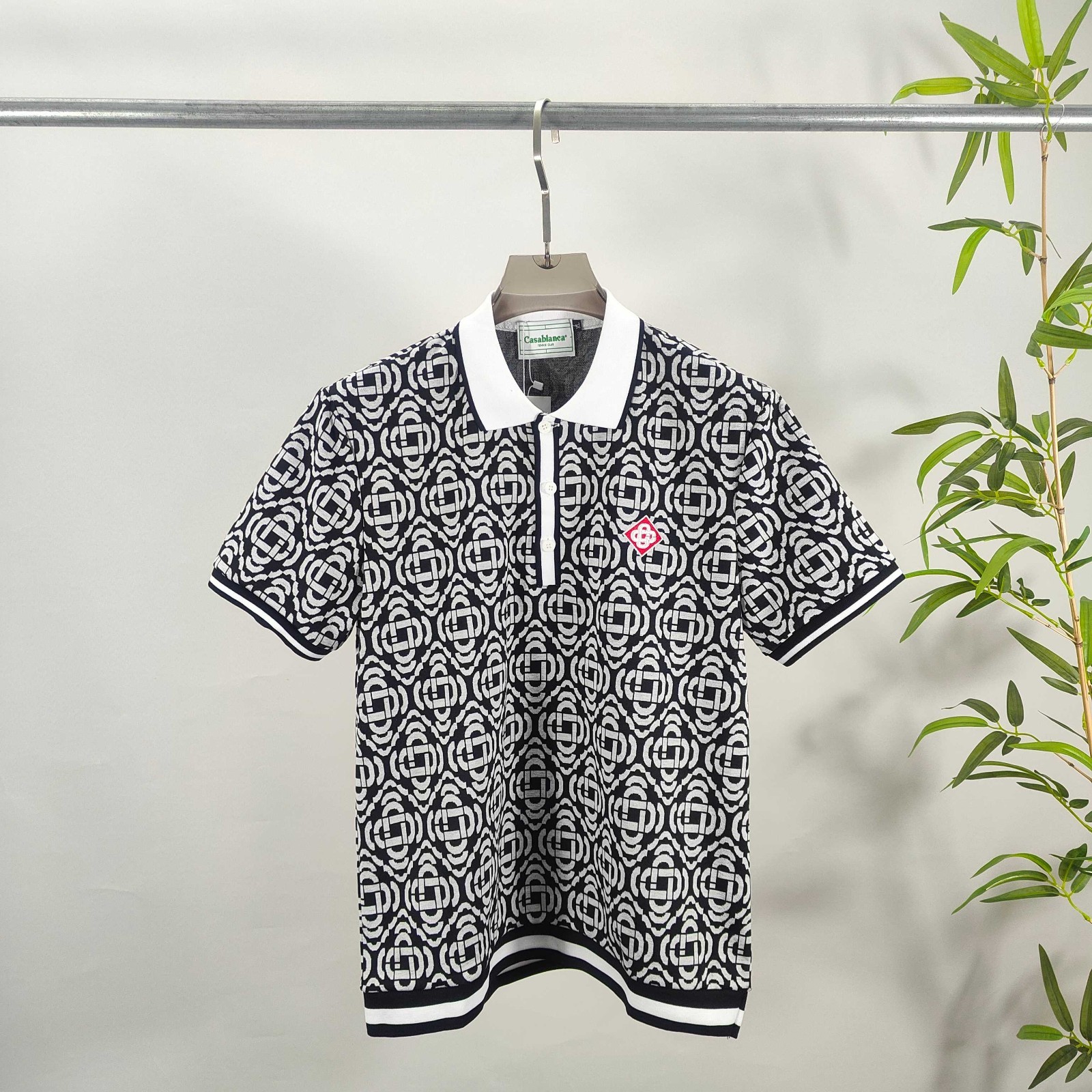 Casablanca high-end vacation shirt shorts, Hawaii beach vacation set