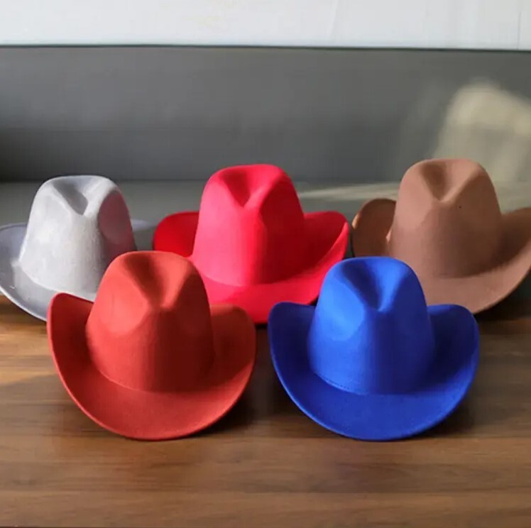 Western Cowboy, Cowgirl Hat, Adjustable Cotton & Polyester, Men Women, Color