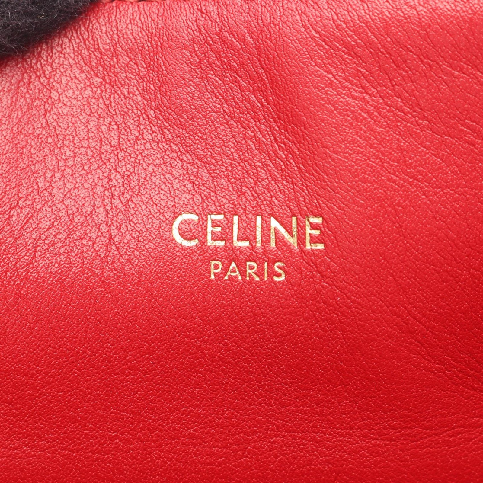 CELINE C Charm Small 188373BFI Backpack Leather Red Women’s Bag #MMB4373