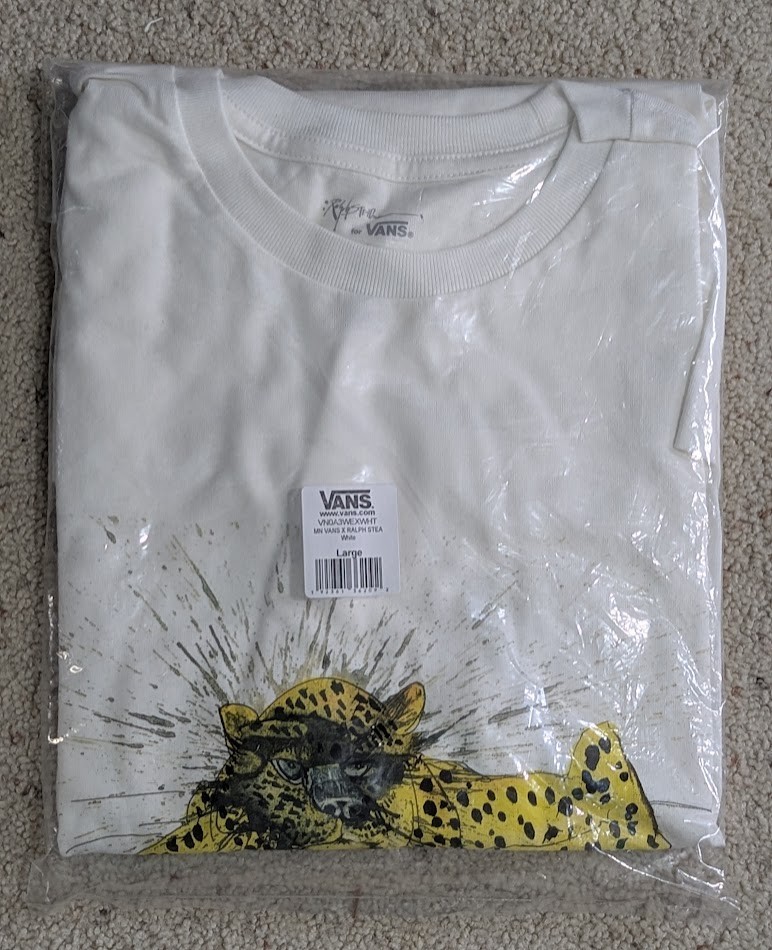 Rare RALPH STEADMAN Vans Vault T SHIRT Size Large Fear And Loathing