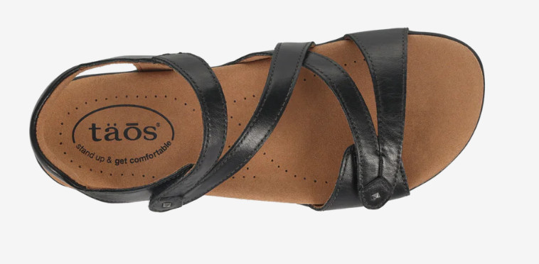 Taos Big Time Sandal NWT – Colors: Black & Natural (Sizes W7 & W8)