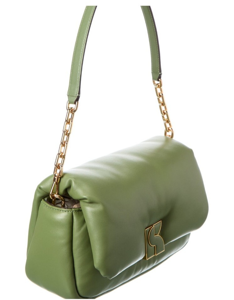 kate spade- Dakota- Puffy Leather Convertible Crossbody- Cedar Stand- NWT- $448