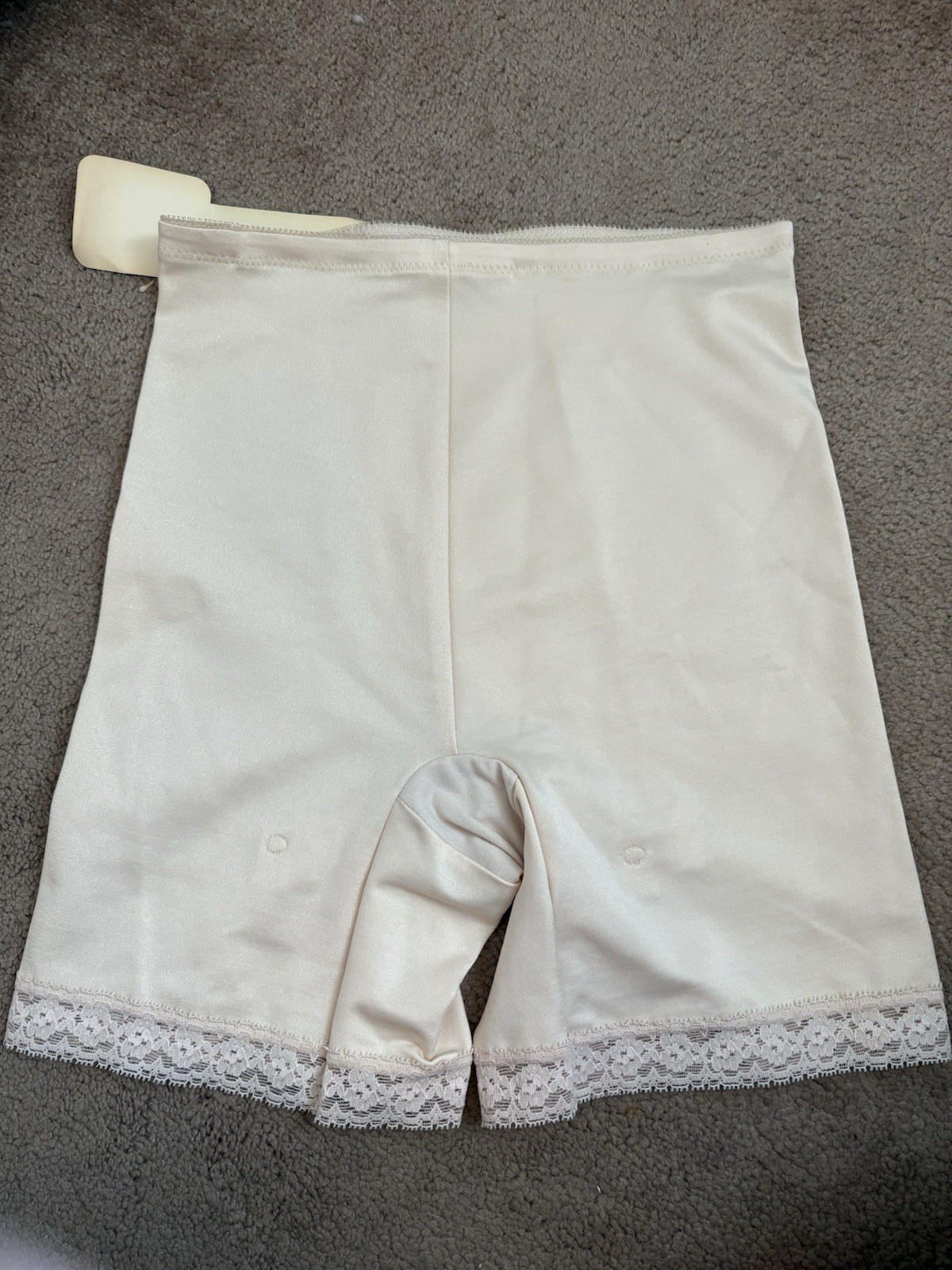 Flexees Firm Control Comfort Plus Panty W/ Garter Loops Lace Trim Sz 1X 3631 NEW
