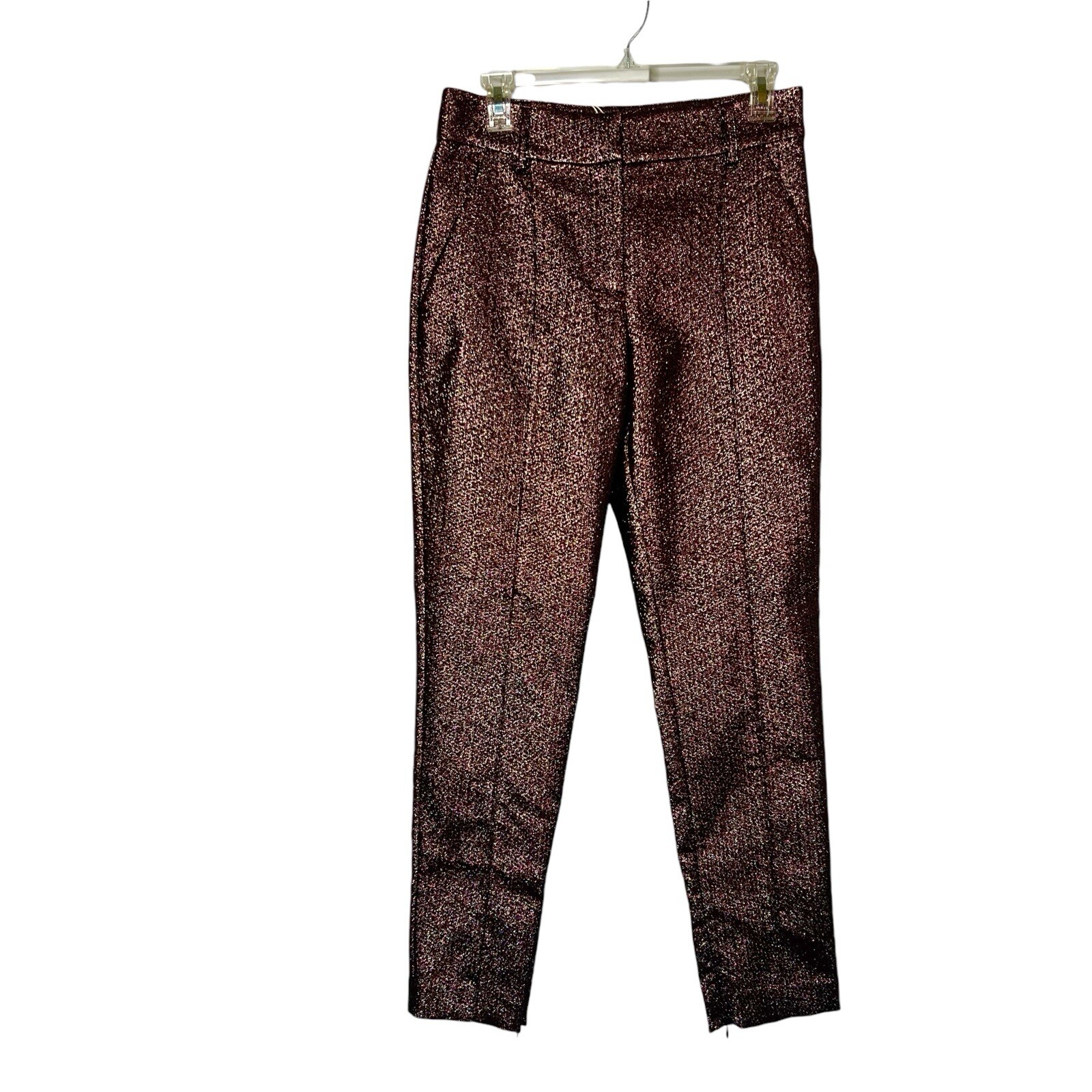 Ramy Brook Warren Blazer Kody Pant metallic suit set size 4