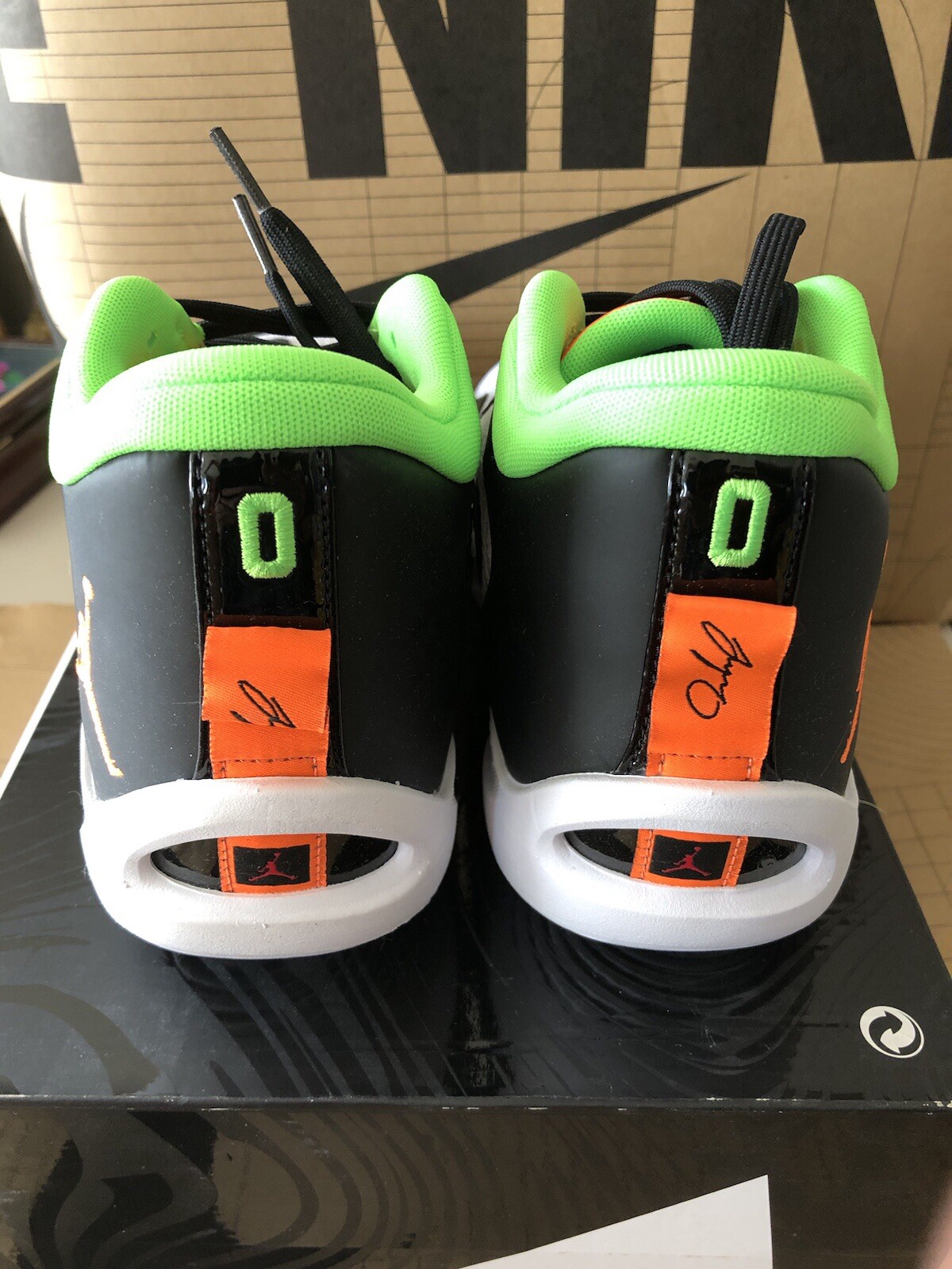 Nike Jordan Tatum 1 White|Orange |Black Home Team DZ3324-108 Men Size 10.5