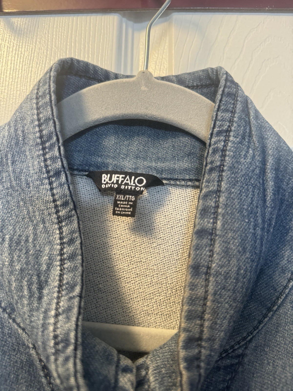 Buffalo David Bitton Women’s Blue Button-Front Jacket w/ Pockets XXL/TTG