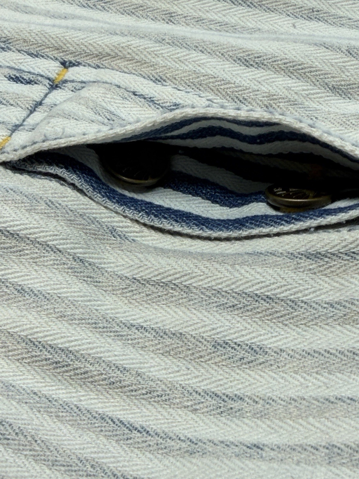 NWOT Faherty Skirt Overall M Topsail Skirtall Indigo Railroad Hickory Stripe Bib