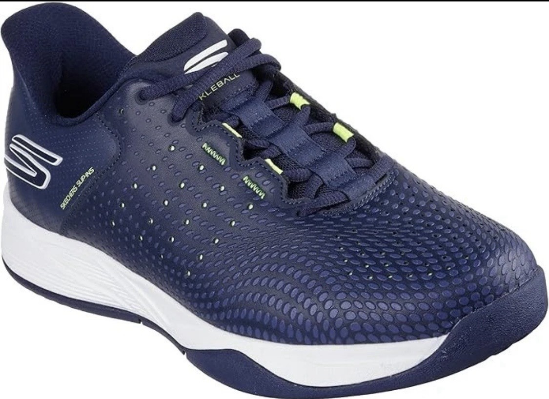 Skechers Men’s Viper Court Reload Hands Free Slip-ins Pickleball Shoe Size 7.5