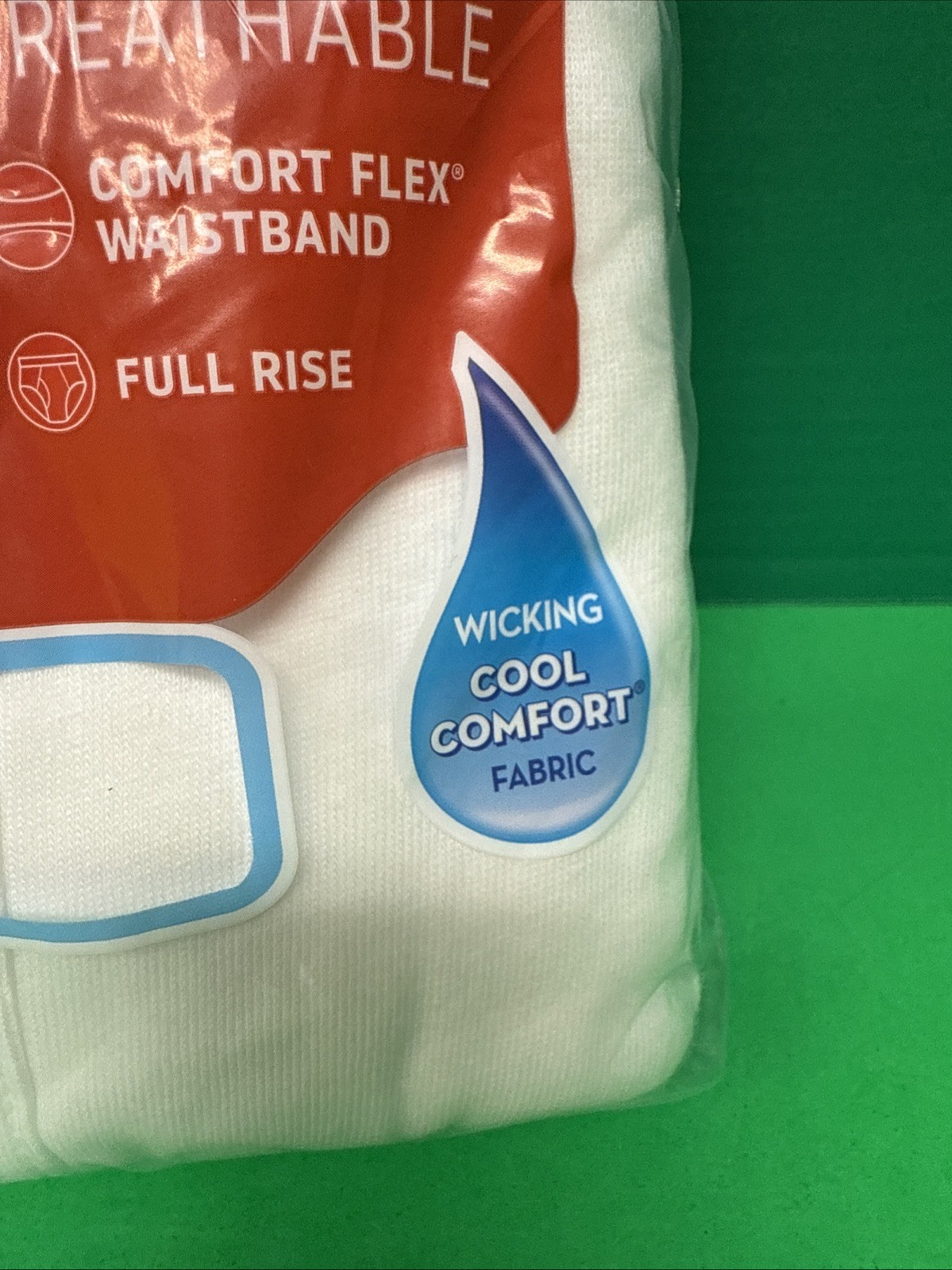 Hanes Briefs 6-Pack Men’s Tagless White Underwear 100% Cotton Size XL 40-42 NEW