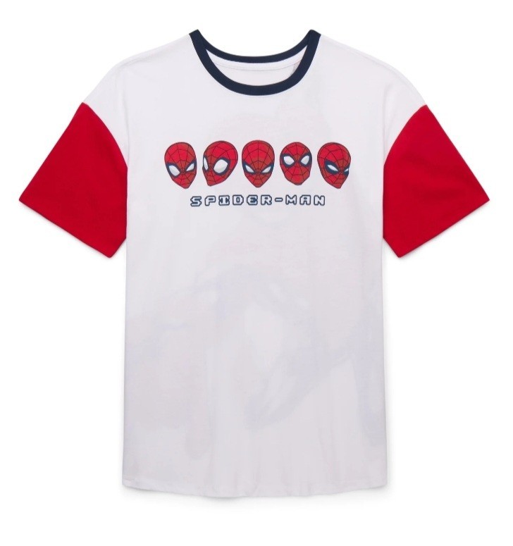 New Spider Man Boys Front & Back Graphic Tshirt Size S(6-7)