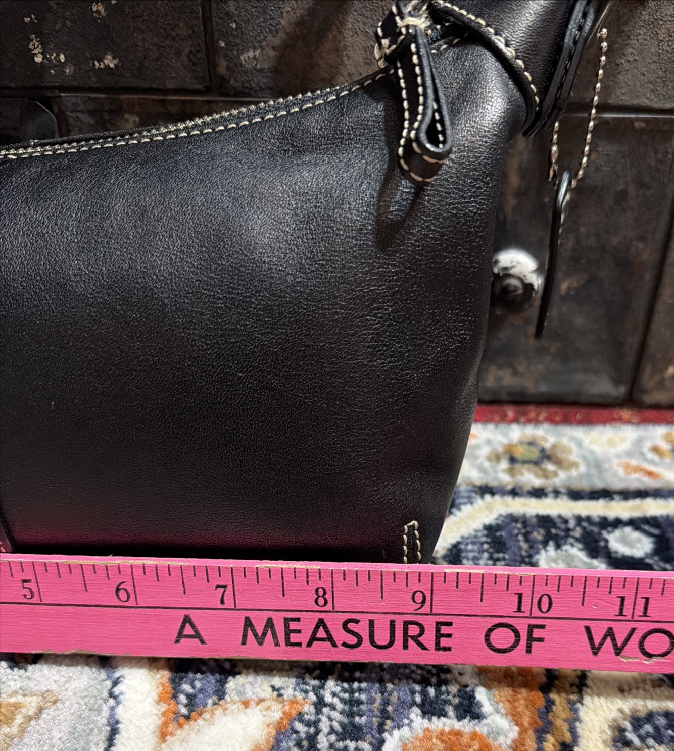 VTG Y2K COACH 9564 Black Leather Legacy Demi Hobo Shoulder Bag Convertible Strap