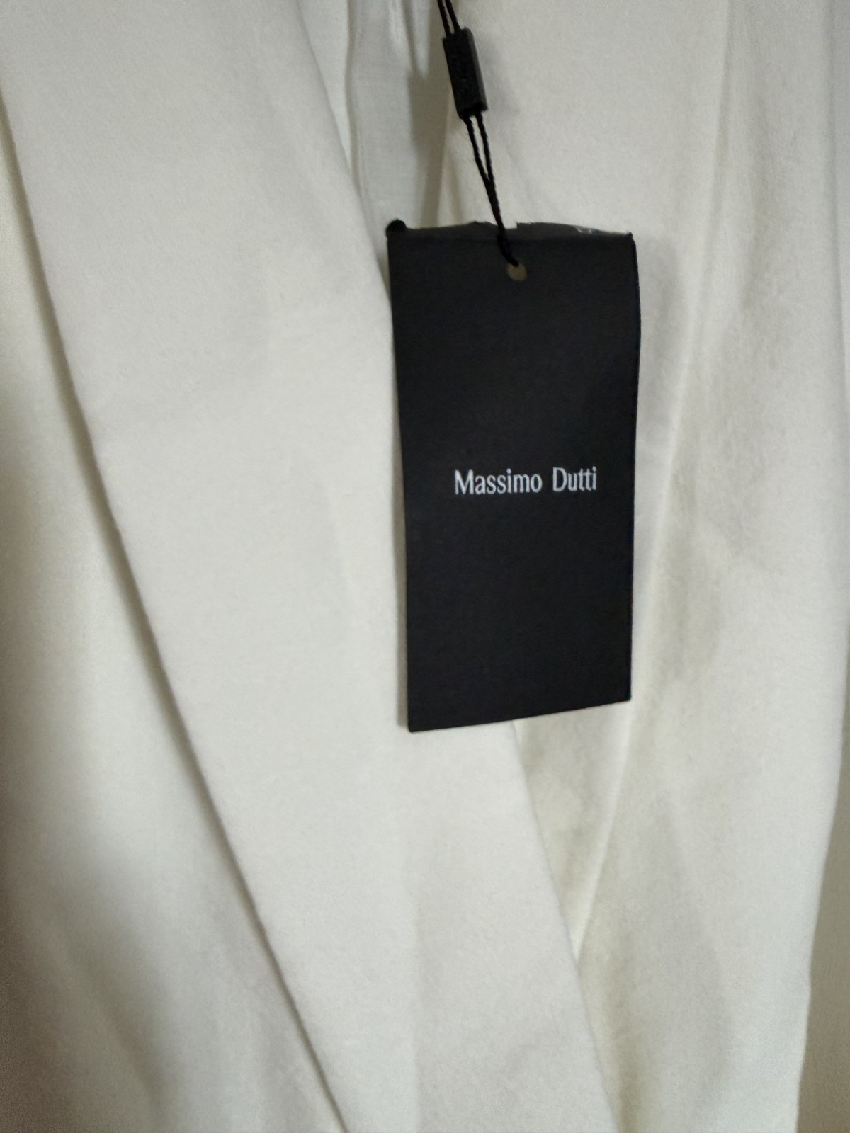 Massimo Dutti Linen Blazer Belted Dress White Sleeveless EU 36 US 4 Womens