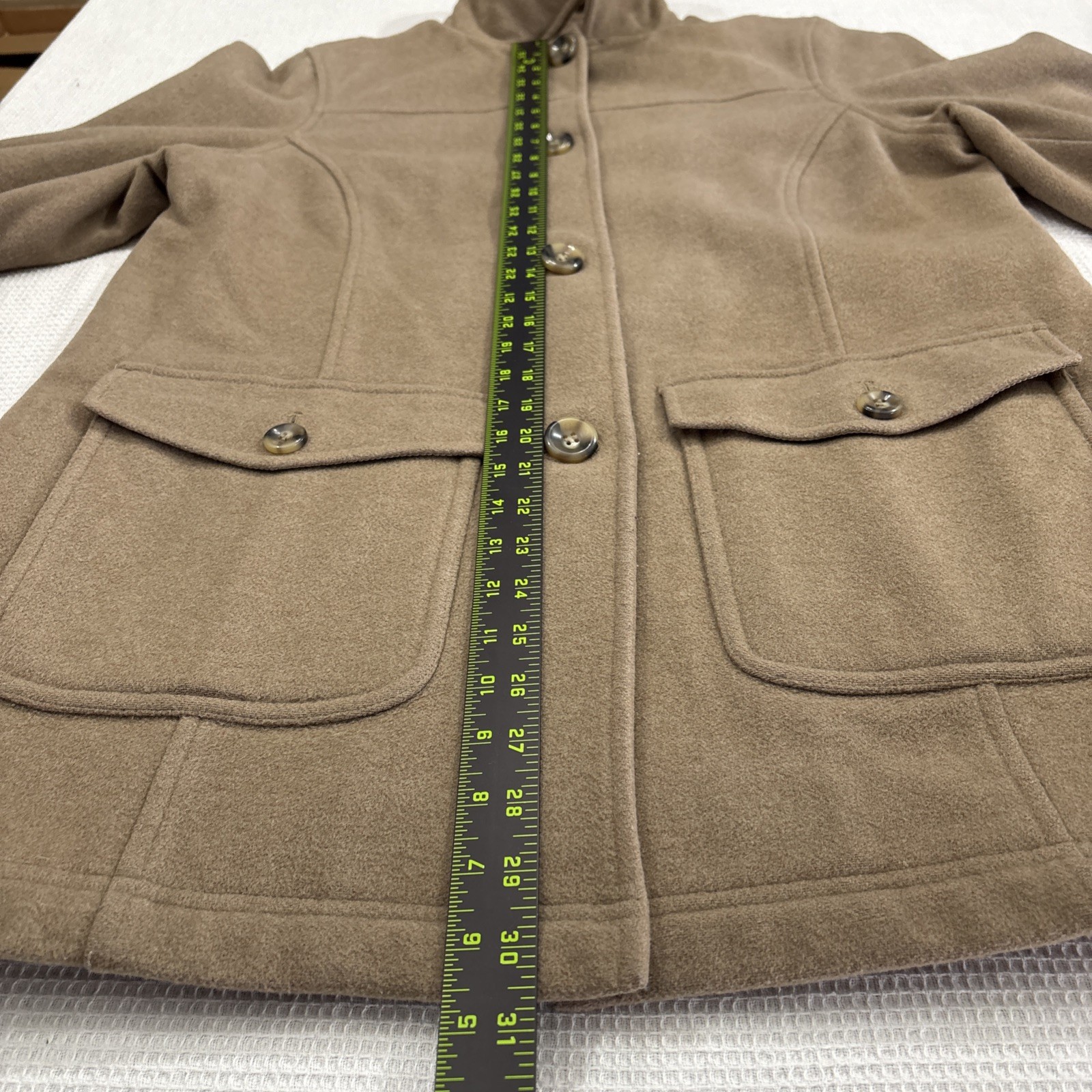 LL Bean Wool Peacoat Jacket Womens L Classic American Old Money Timeless Outdoor