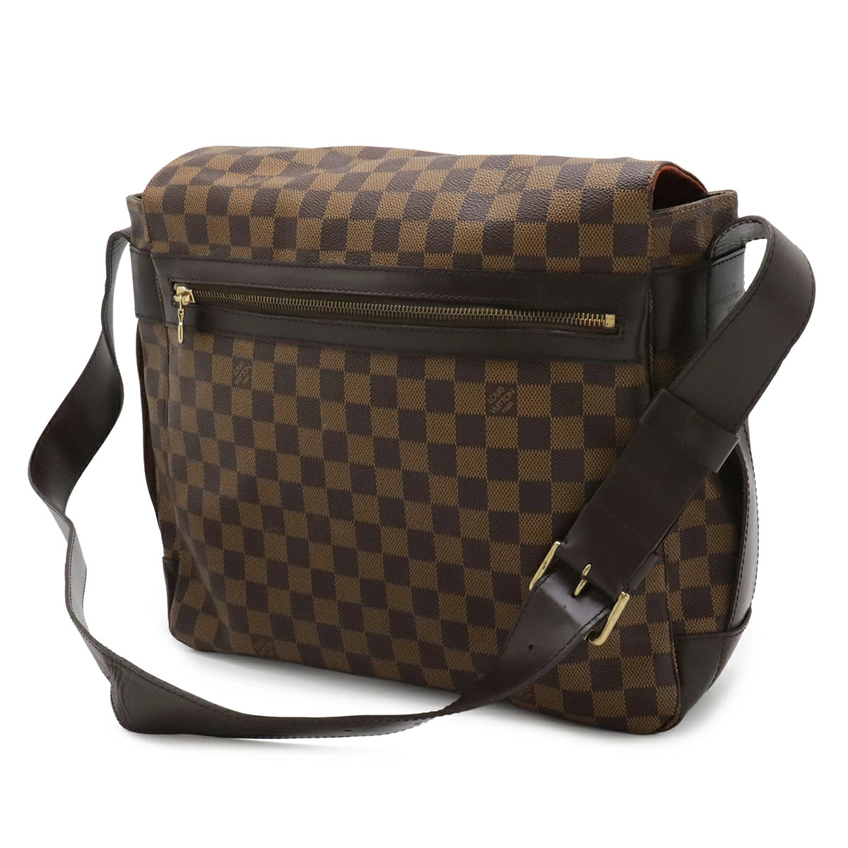 Louis Vuitton Damier N45258 Shoulder Bag Check Canvas Brown Unisex #BLB2346