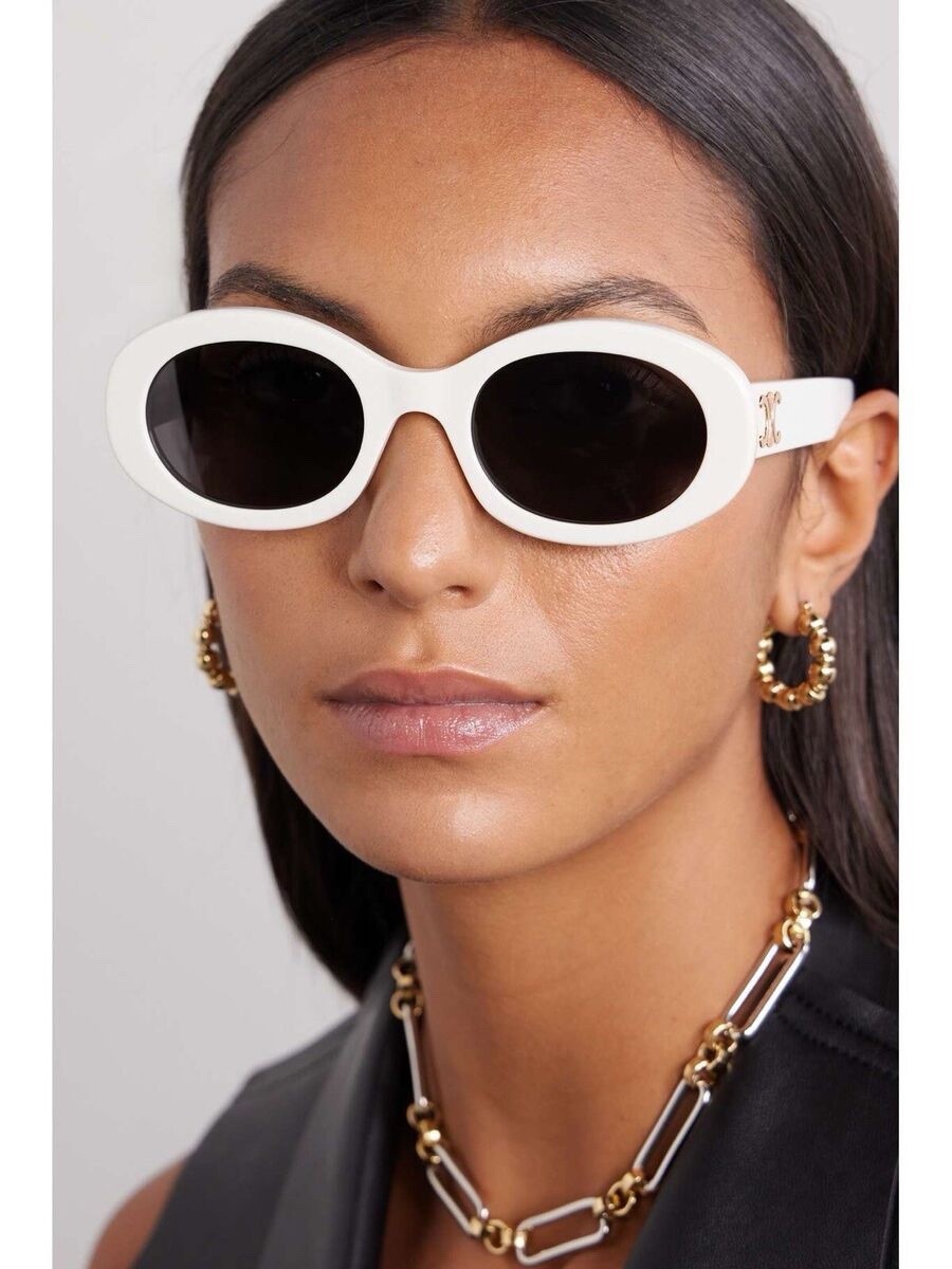 Celine CL40194U Triomphe Oval Women Sunglasses