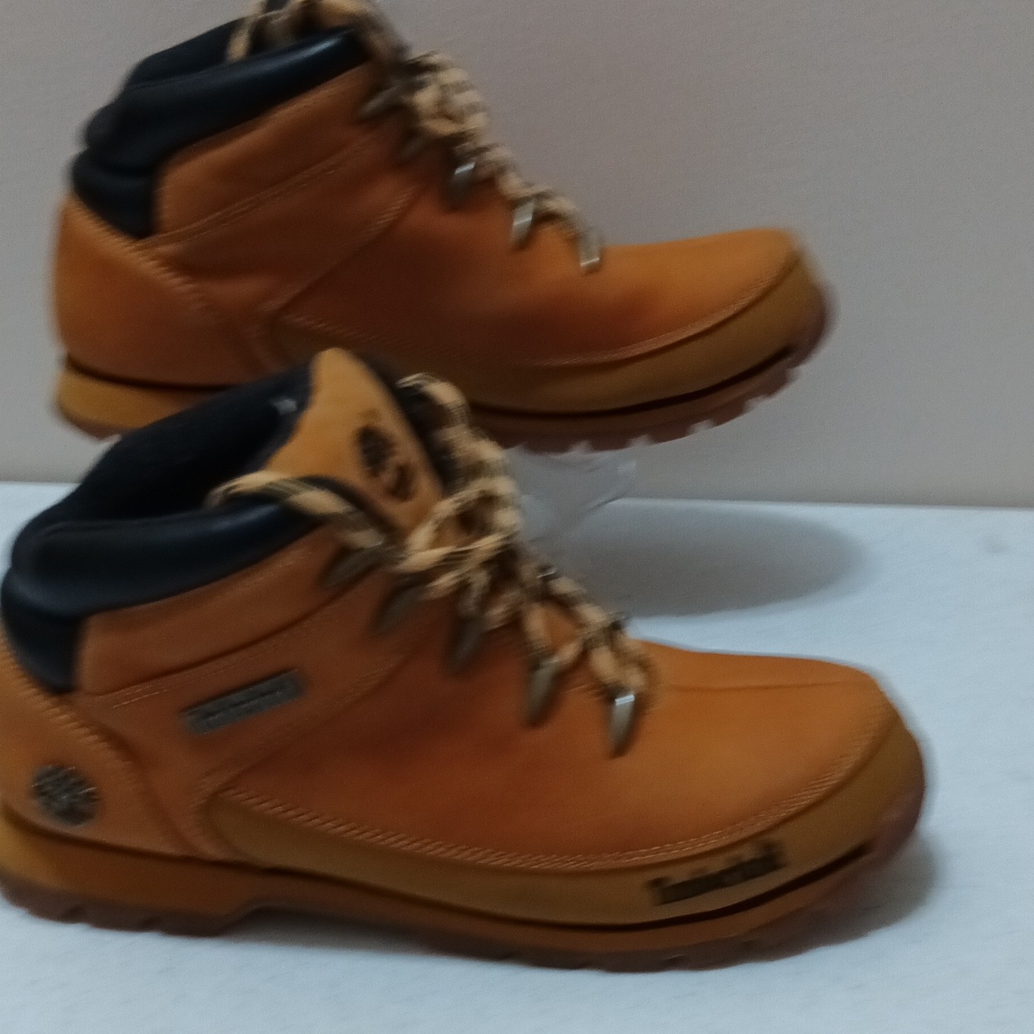 Timberland Men’s Leather mids field tracker Boots Brown Laces Round Toe US10.5 M