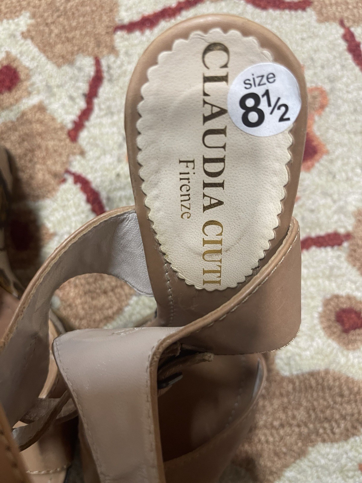 Pre-owned Claudia Ciuti wedges shoes size 8.5