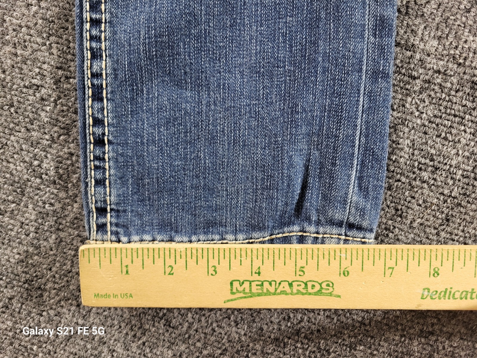 BKE Alec Straight Leg Jeans Men 28SX30 Med Wash Whiskering Honeycombing Stretch