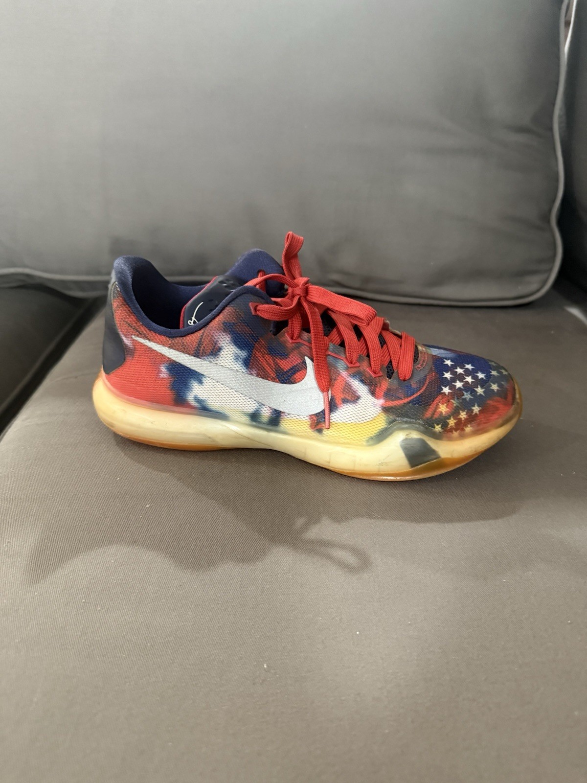 Nike Kobe 10 GS – “Independence Day” – Size 5.5y (Used W/ No Box)