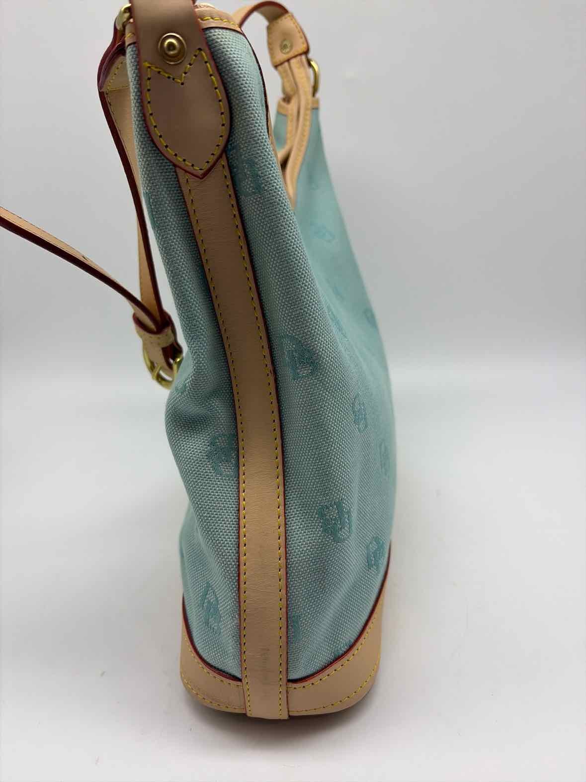 Dooney & Bourke Blue Monogram Shoulder Bag Shoulder Bag