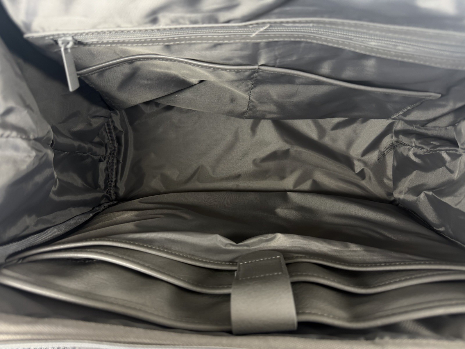 BEIS The Convertible Mini Weekender Travel Bag in Grey Excellent Condition