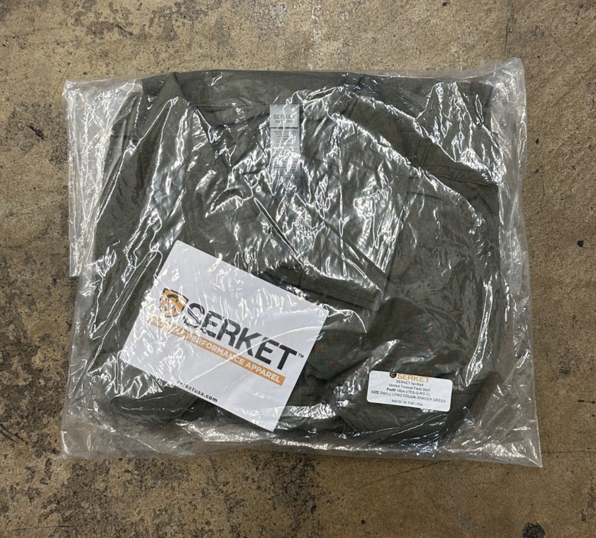 SERKET Tropical Weight No Melt Vented Field Shirt, W-2