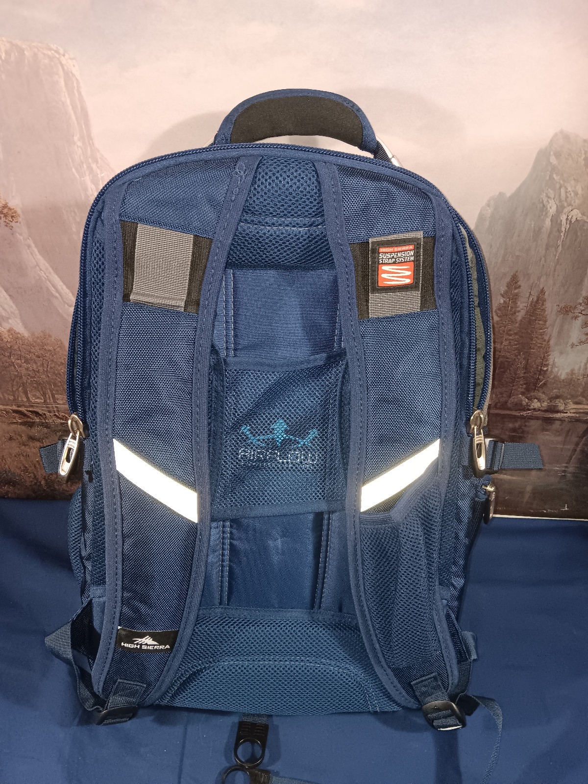 HIGH SIERRA ELITE BACKPACK – AIRFLOW COOLED BACK- SUSPENSION STRAP – NEW OTHER