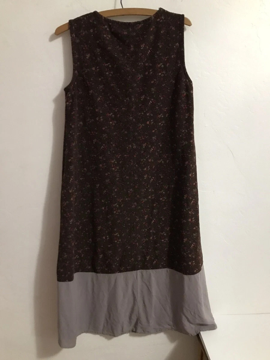 Women’s Dress Brown Print Boho Sleeveless *No Size or Brand Tag