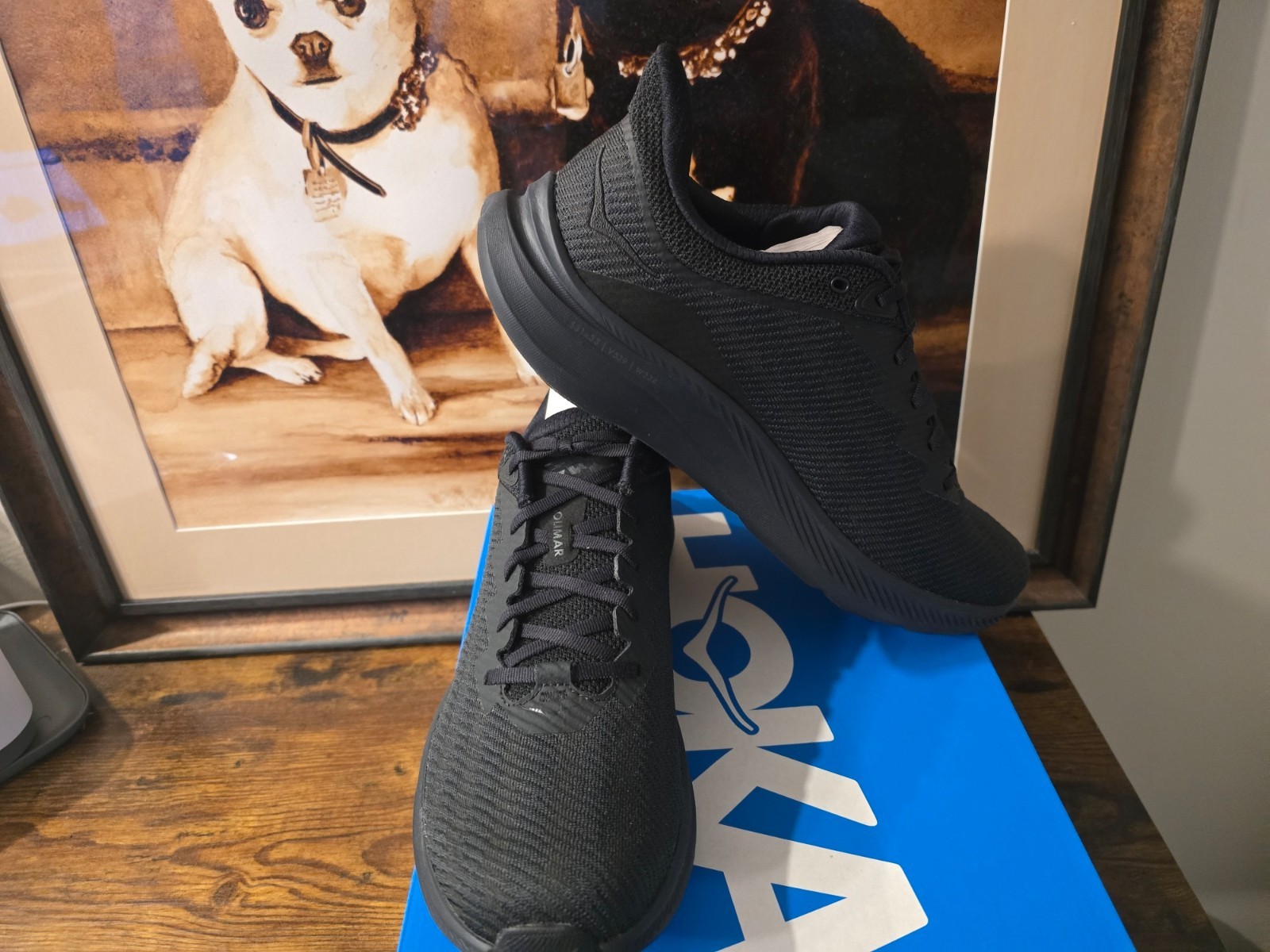 Hoka One One Solimar Triple Black Men’s Size 13 Running Shoes 1123074-BBLC NEW