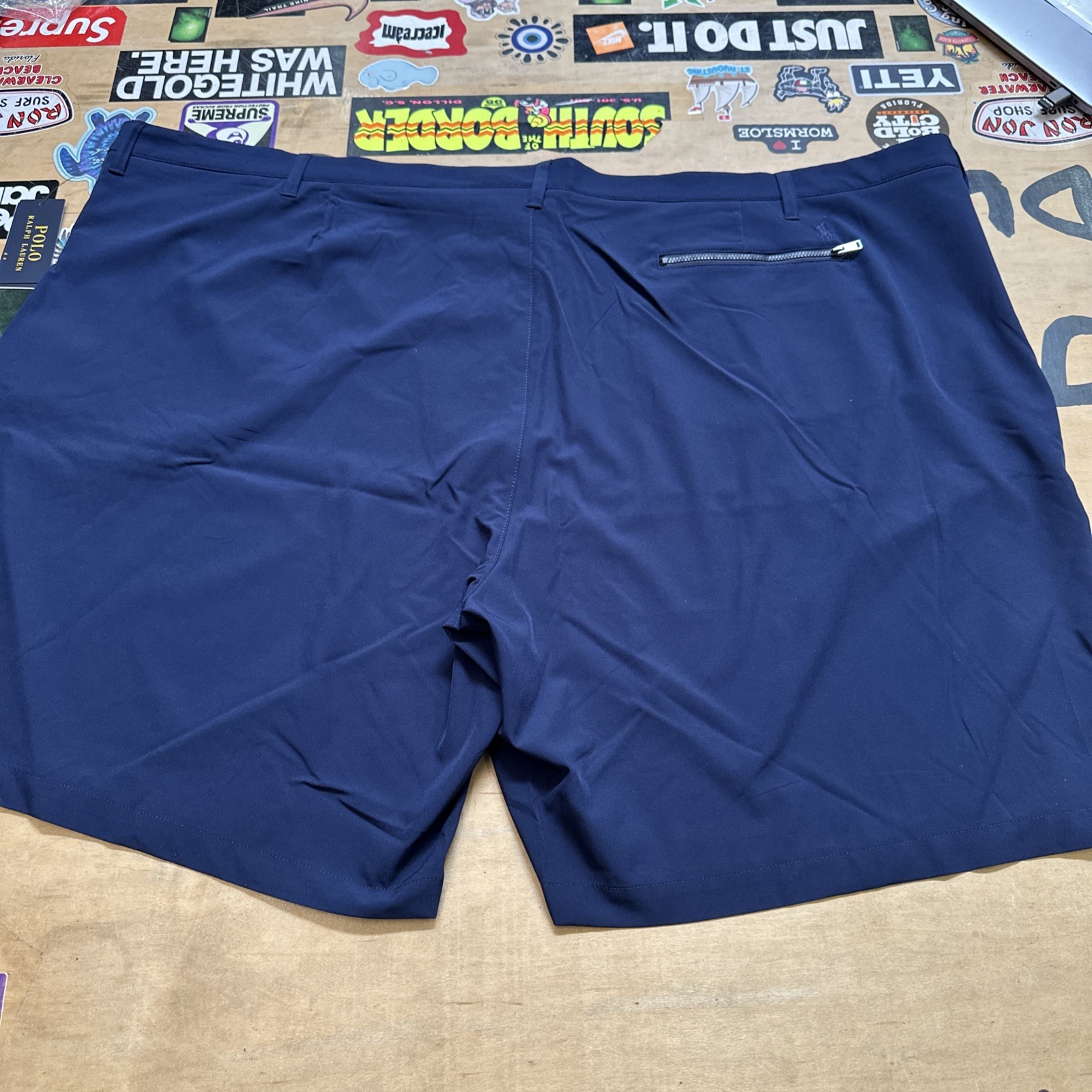 Polo Ralph Lauren Classic Stretch Chino Shorts BIG & TALL Navy BLUE NWT MSRP $98