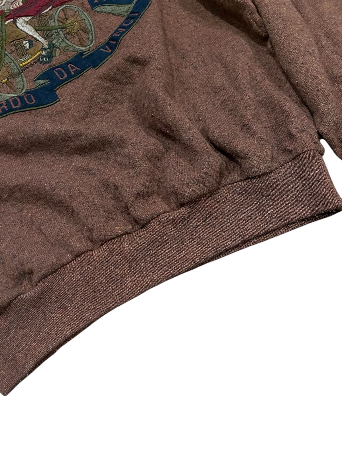 Vintage Iceberg 90s Da Vinci Embroidered Sweatshirt Italy Oversized L