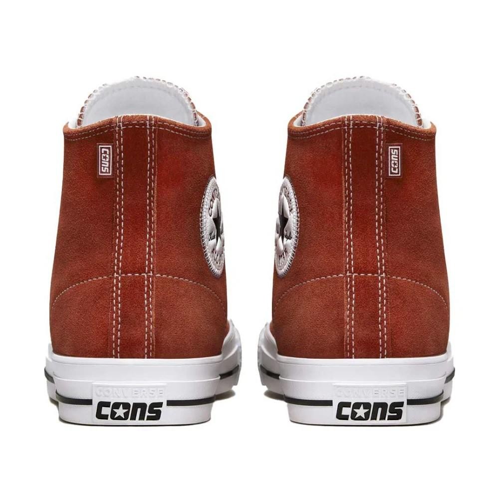 Converse CTAS Pro Hi, Men’s 11.5, Red Terracotta/Black/White, A11926C