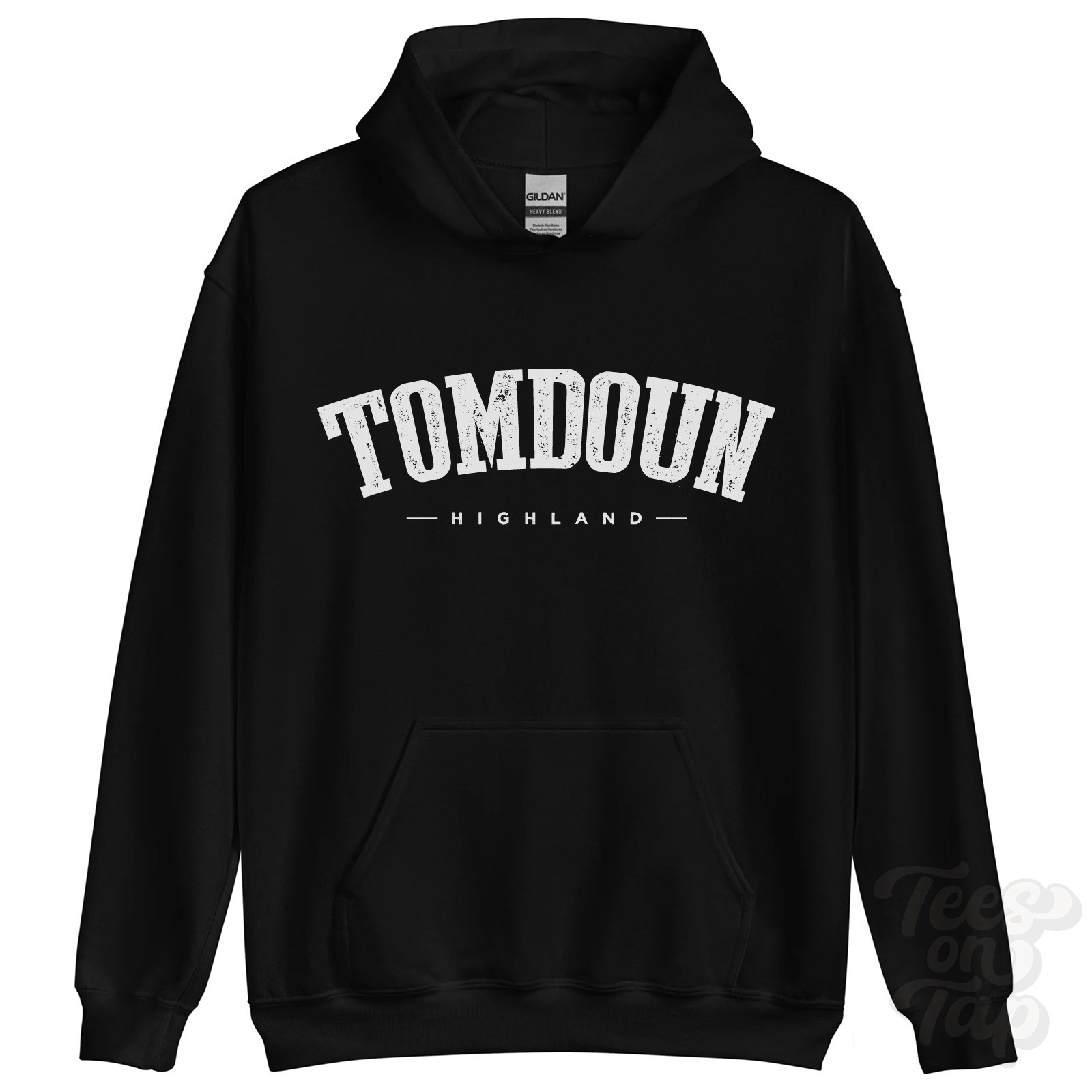 TOMDOUN HIGHLAND HOODIE Scotland college varsity style