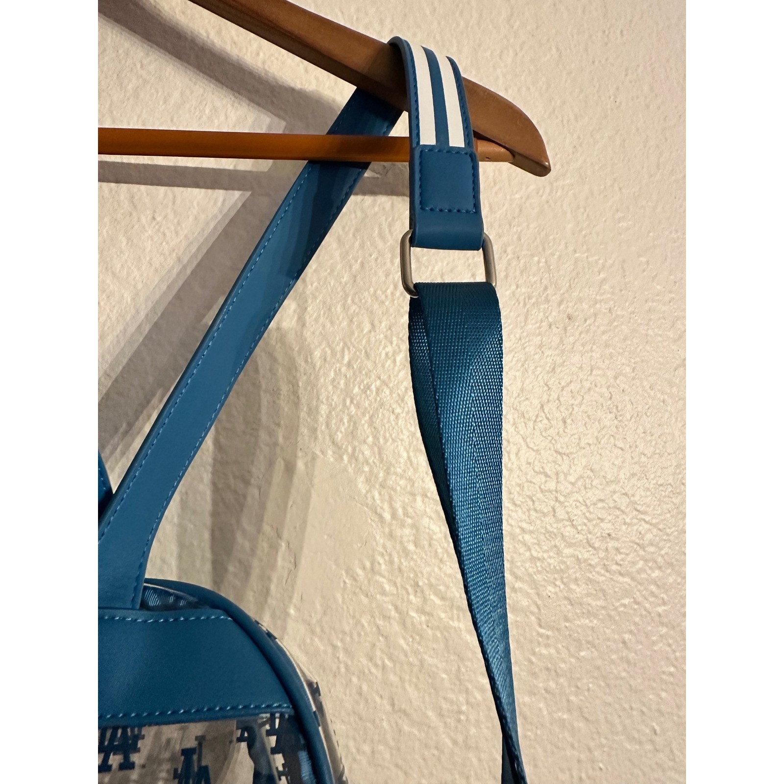Retired Loungefly MLB Los Angeles Dodgers Clear Mini Backpack LA Dodger Bag