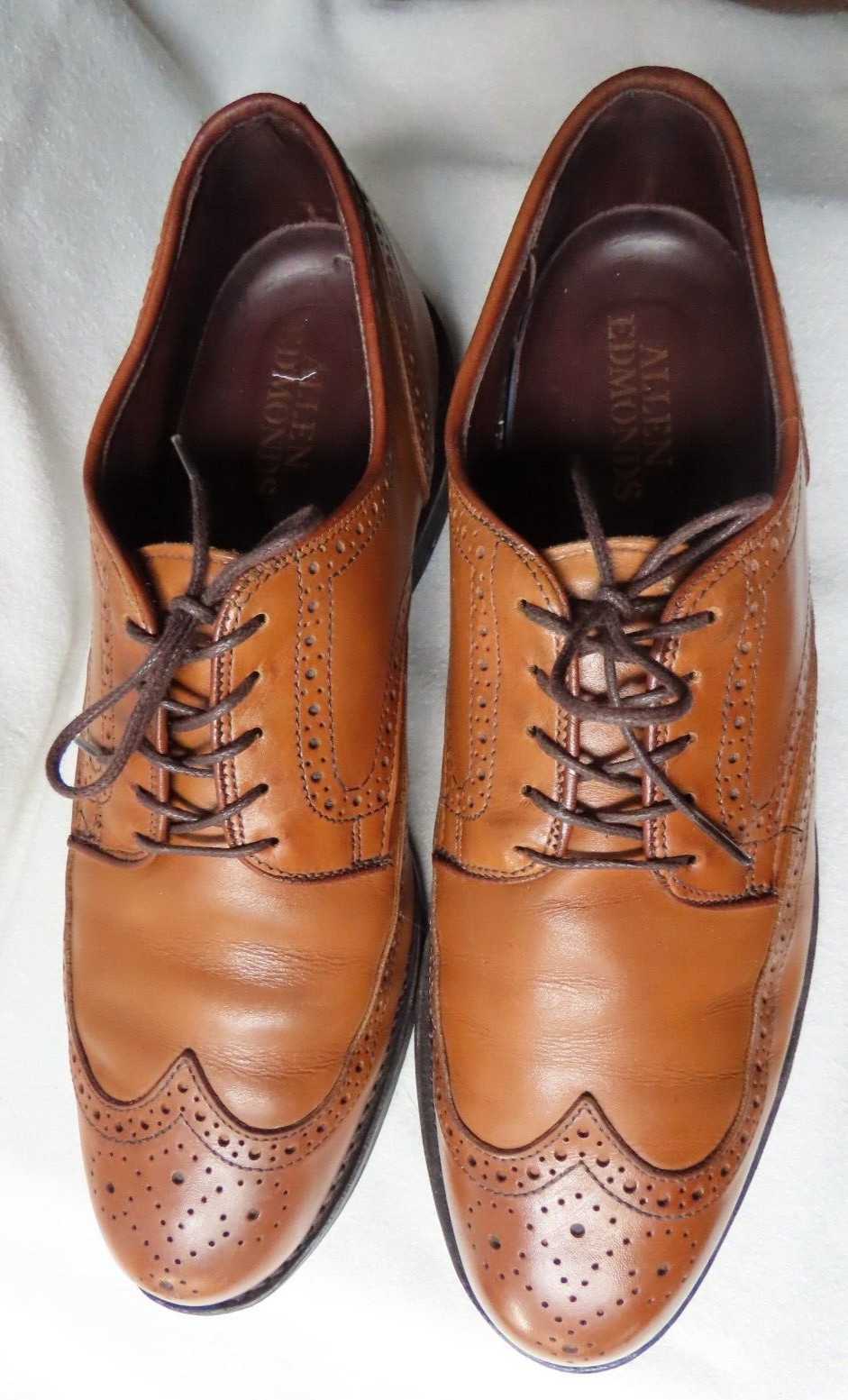 Allen Edmonds Brown “Player’s Shoe”, Wingtip, Medallion Toe, Size 11 D , 65188