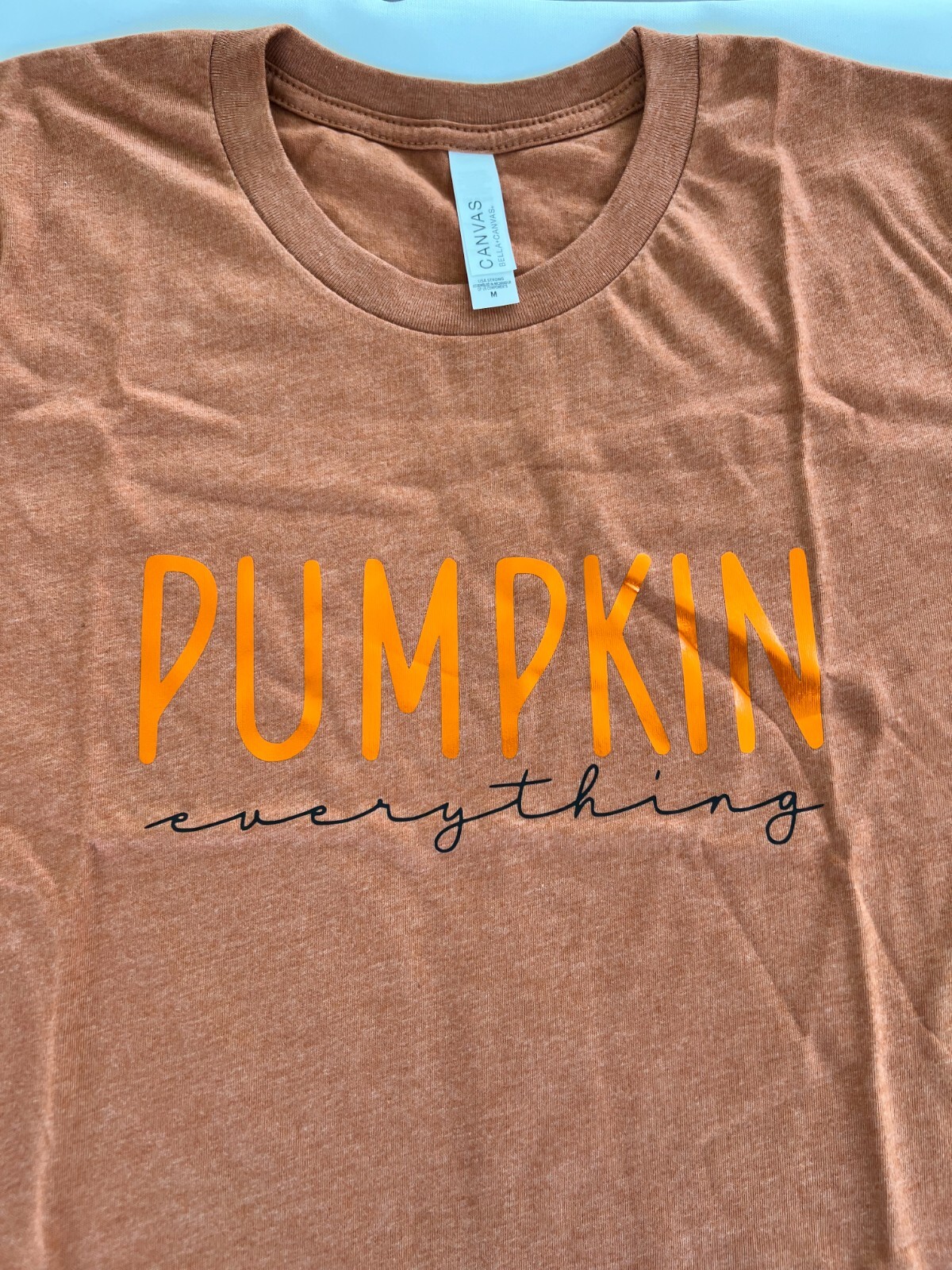 New Handmade Fall T-Shirts | Bella + Canvas & HTV | Various Fall Colors | Size M