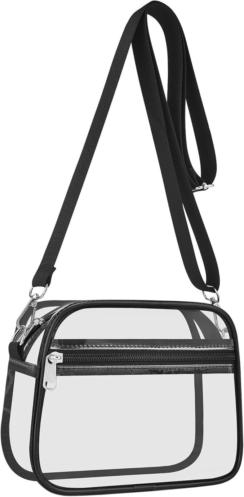 Clear Stadium Bag Crossbody Purse Approved for Concerts Sports Events Festival