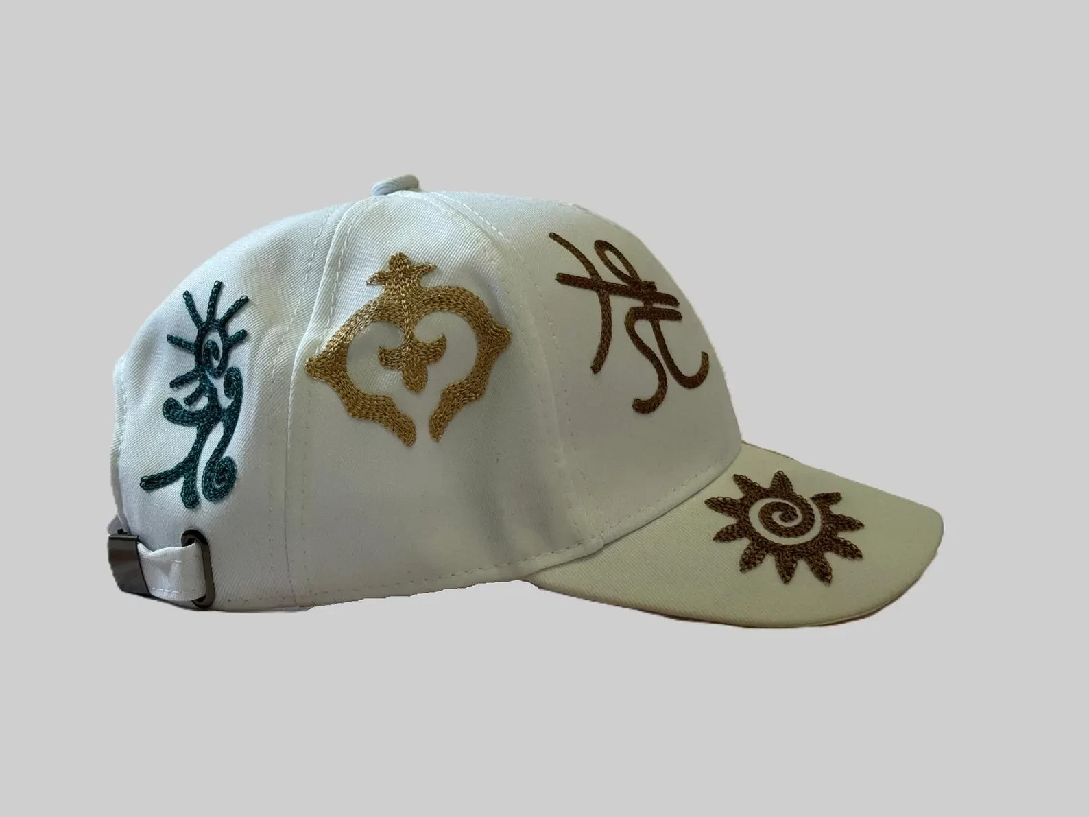 Kyrgyz Petroglyph Baseball Caps Kazakh Uzbek Central Asian Ethnic Design Hat