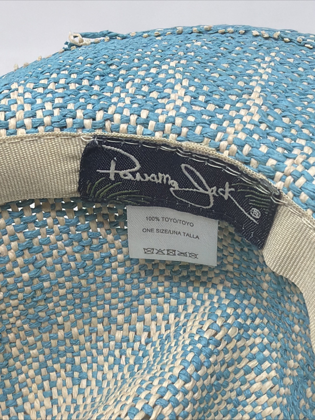 Vintage Panama Jack Blue One Size Sun Hat