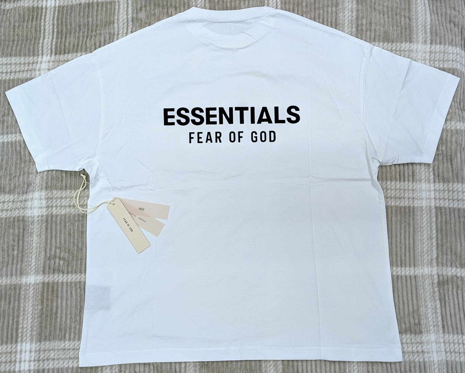 Fear of God Essentials Classic Tee ‘Bright White’ L Size Oversized T-Shirt SS25