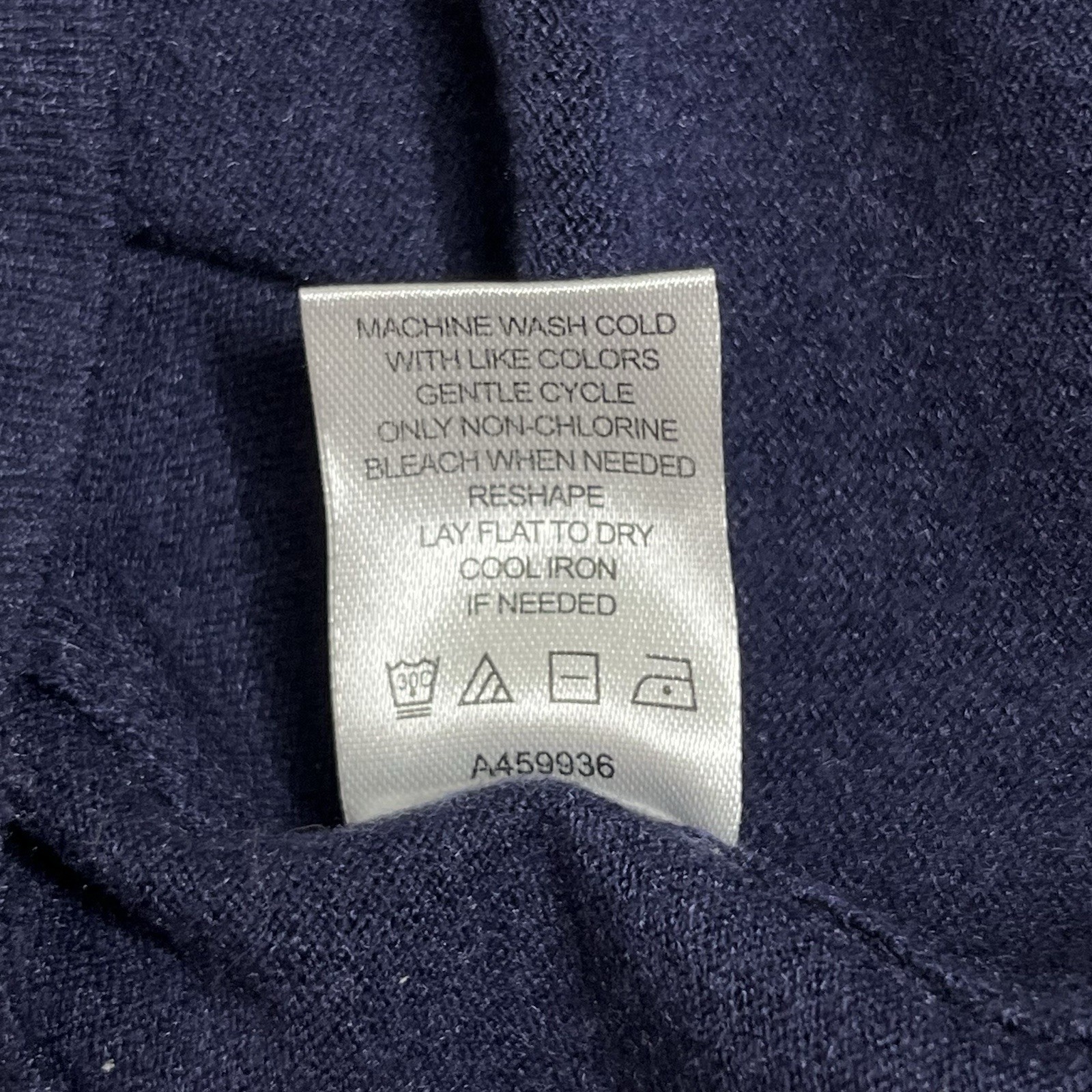 Laurie Felt Sweater Lightweight Sz XL Navy Layer Preppy Office Basic Minimalist