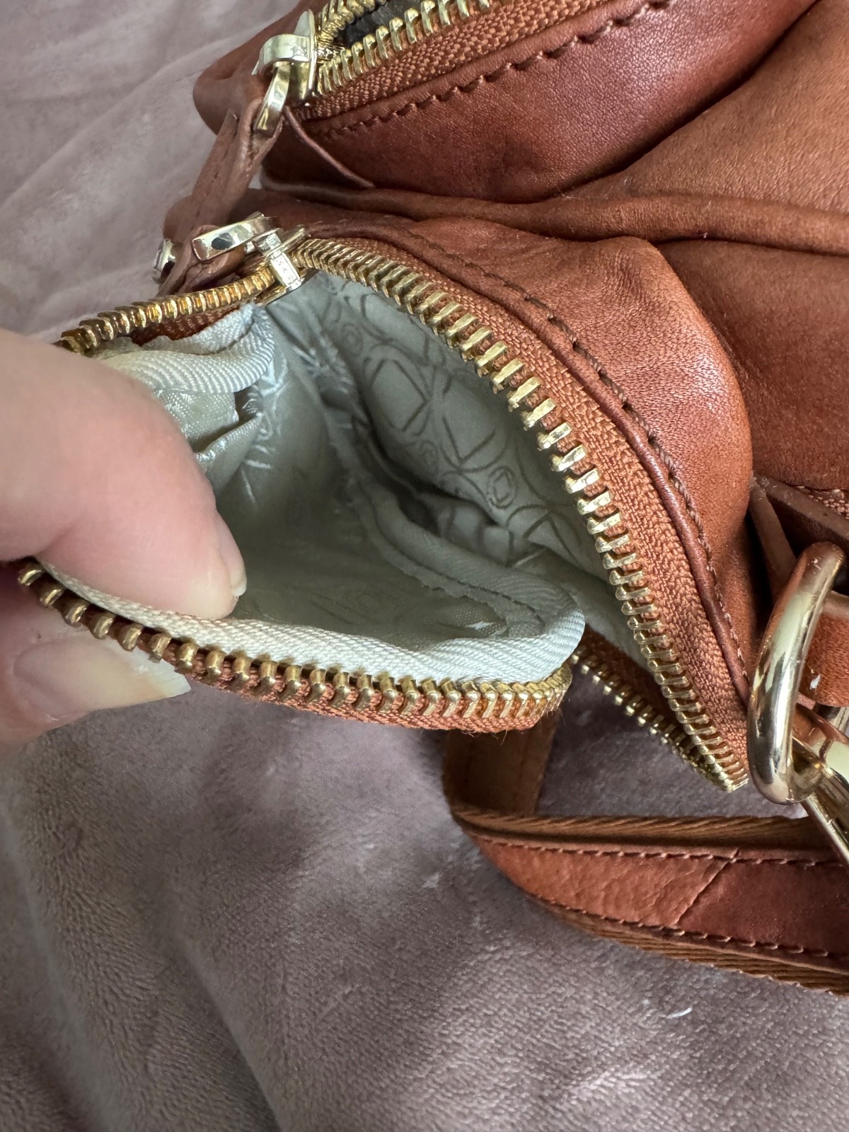 Keri Kit gretchen cross body brown leather
